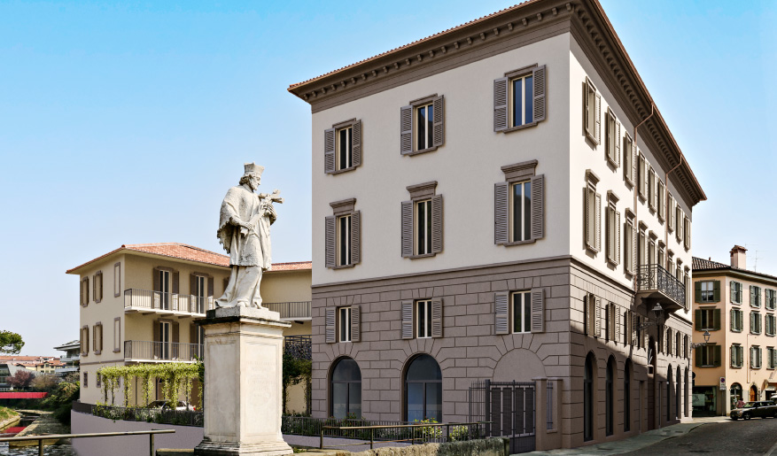 Nuovo edificio in stile storico a Bergamo