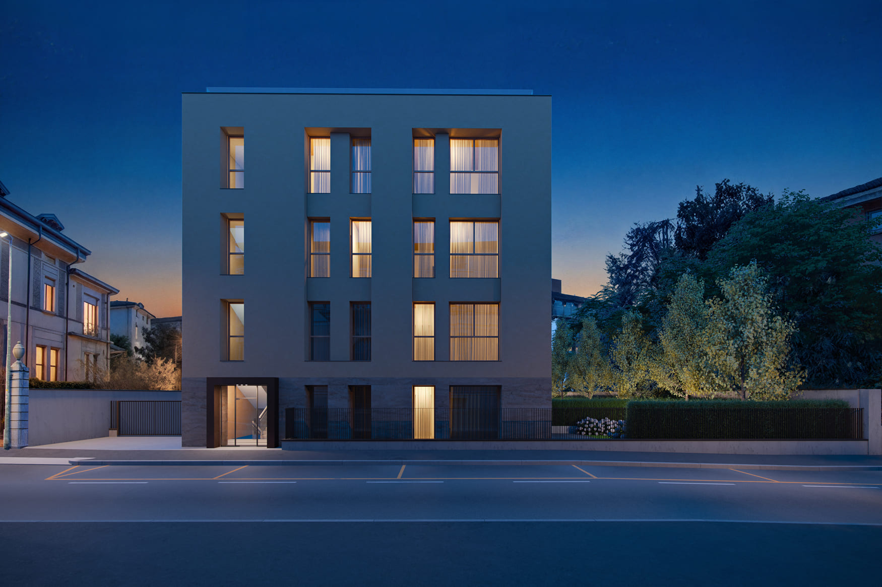 La Corte del Borgo: elegante edificio in stile storico padronale nel cuore del quartiere storico di Borgo Palazzo a Bergamo La Corte del Borgo - Via Borgo Palazzo, 24 Bergamo