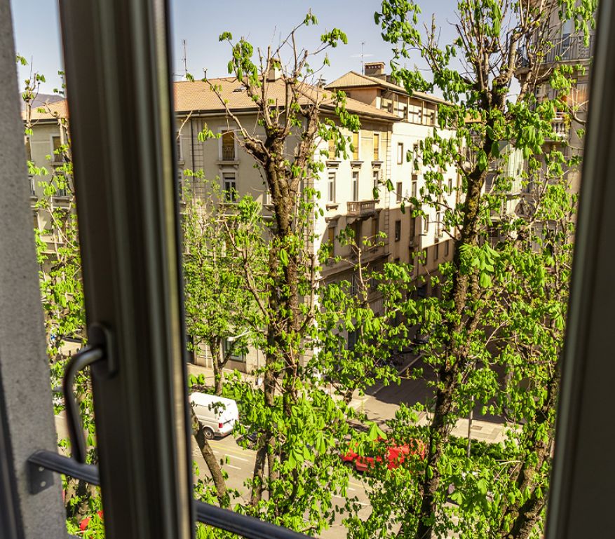 Vista Storico Viale Papa Giovanni Xxiii Bergamo