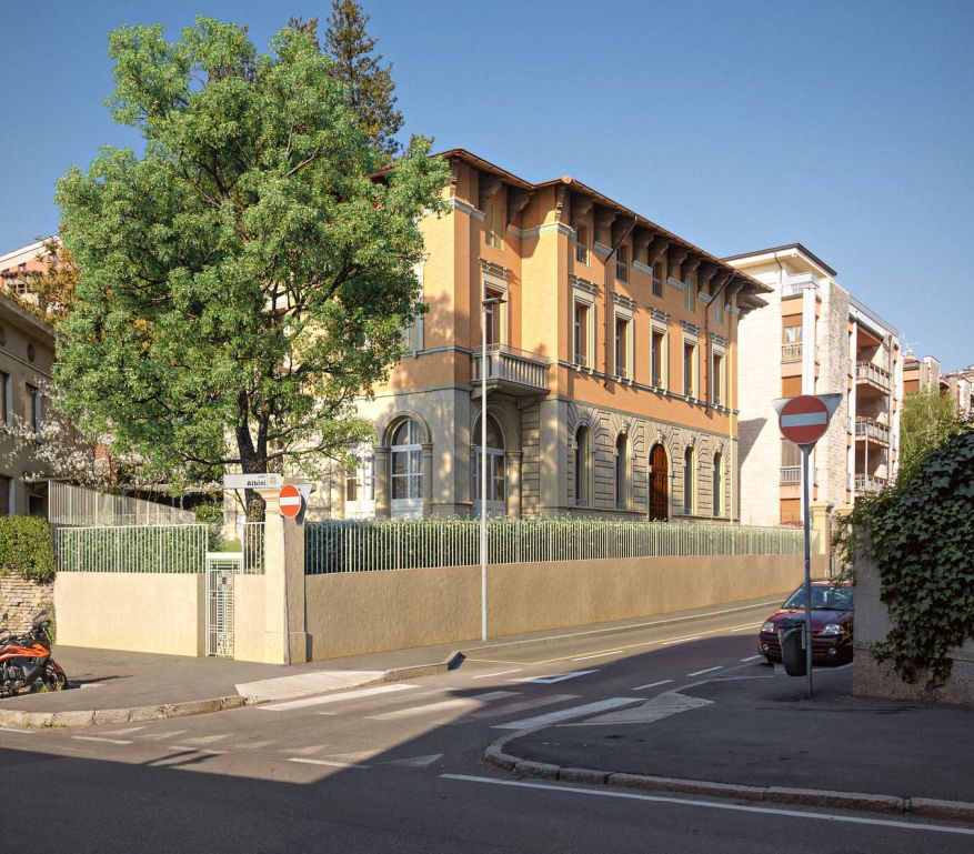 Edificio Monumentale Con Corte Accogliente Bergamo